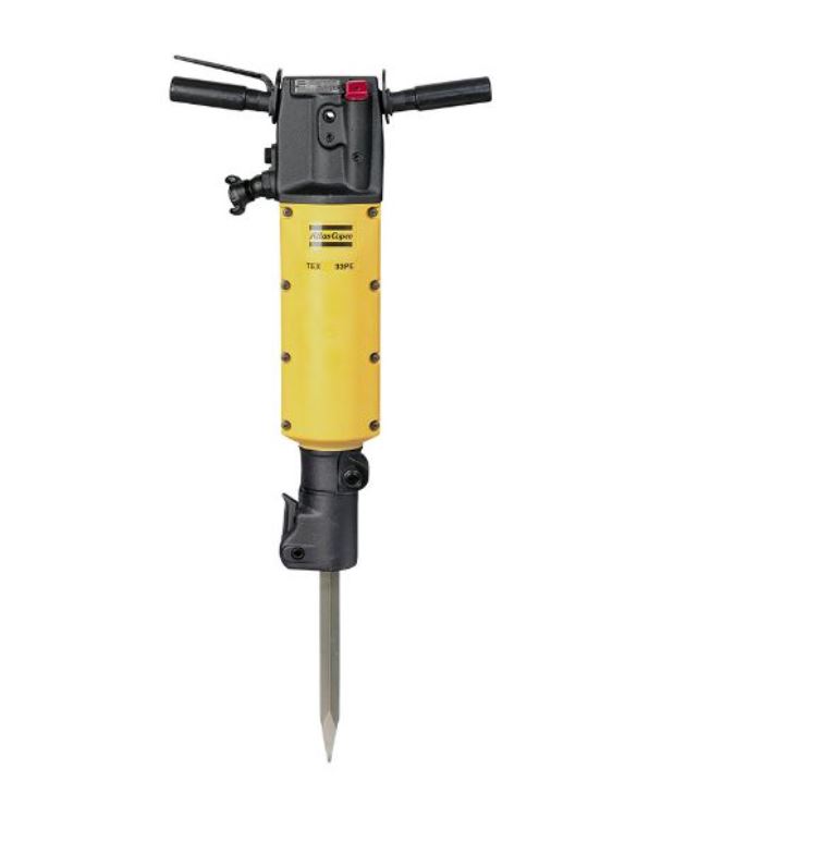 Atlas Copco TEX 33PE 28x160 vibrációcsökkentett pneumatikus kalapács 37 kg